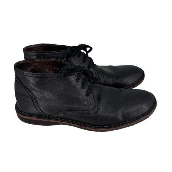 John Varvatos Black Leather Chukka Ankle Boots Mens Size 8M - Picture 6 of 12